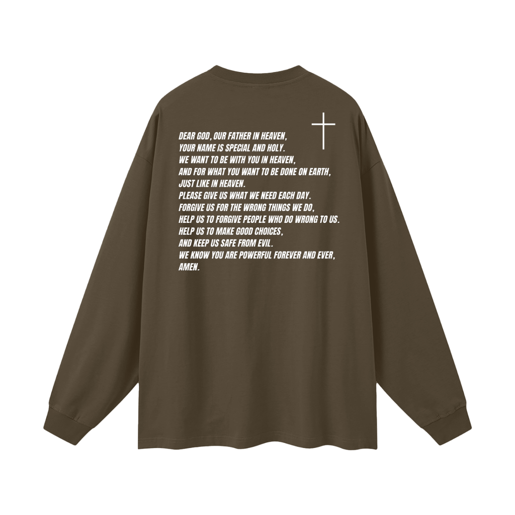 Our Father Scripture -  Long Sleeve T-Shirt