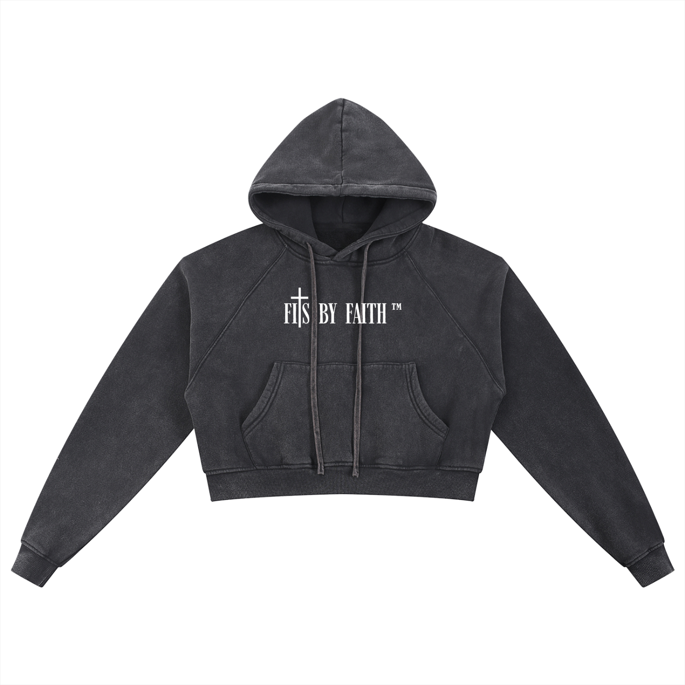 BLESSED - Cropped Hoodie