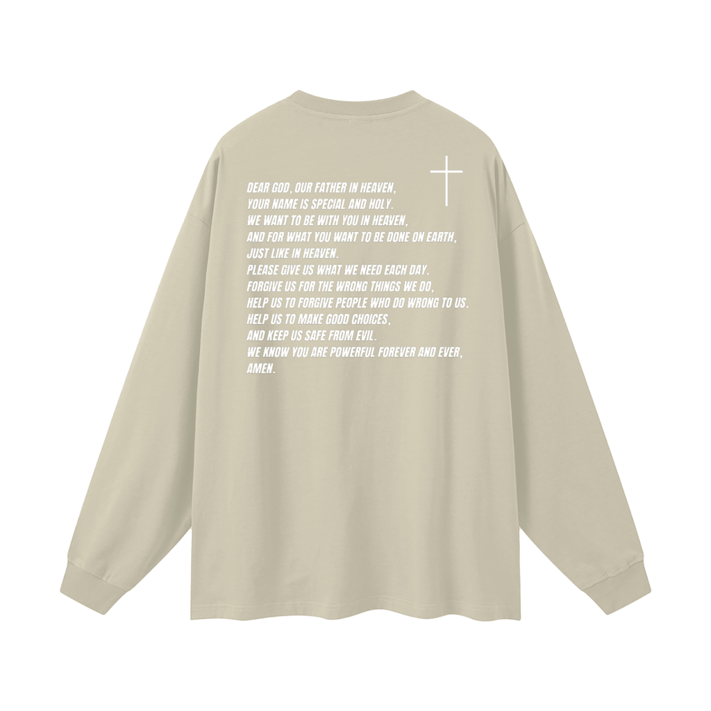 Our Father Scripture -  Long Sleeve T-Shirt