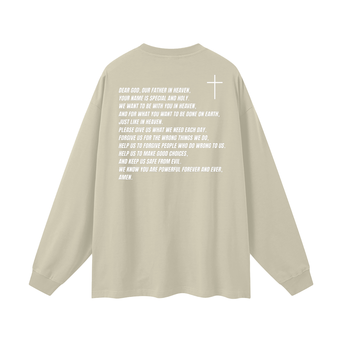 Our Father Scripture -  Long Sleeve T-Shirt