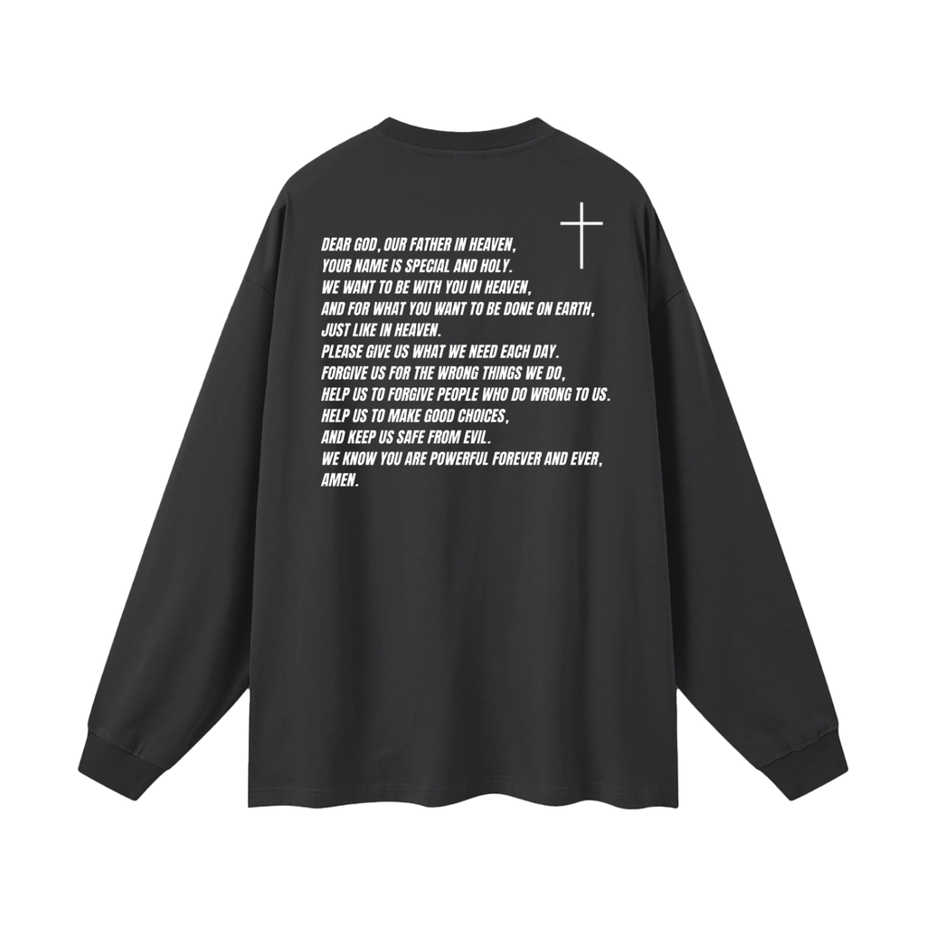 Our Father Scripture -  Long Sleeve T-Shirt
