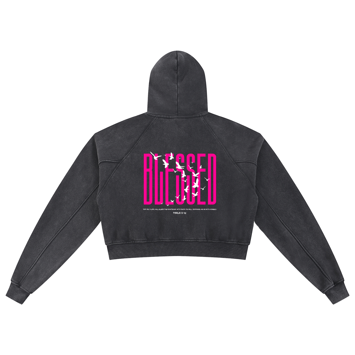 BLESSED - Cropped Hoodie